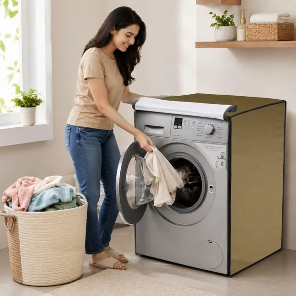 Waterproof_Fabric_Roll-Up_Zipper_Front_Load_Washing_Machine_Cover_Brown