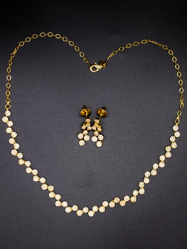 Gold_Plated_AD_Neckles_Set_with_Earings