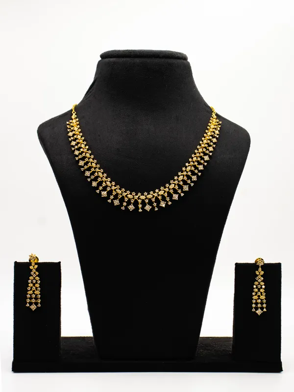 Gold_Plated_AD_Neckles_Set_with_Earings