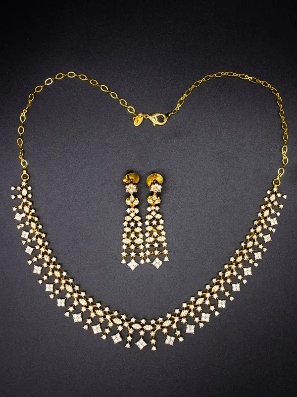 Gold_Plated_AD_Neckles_Set_with_Earings