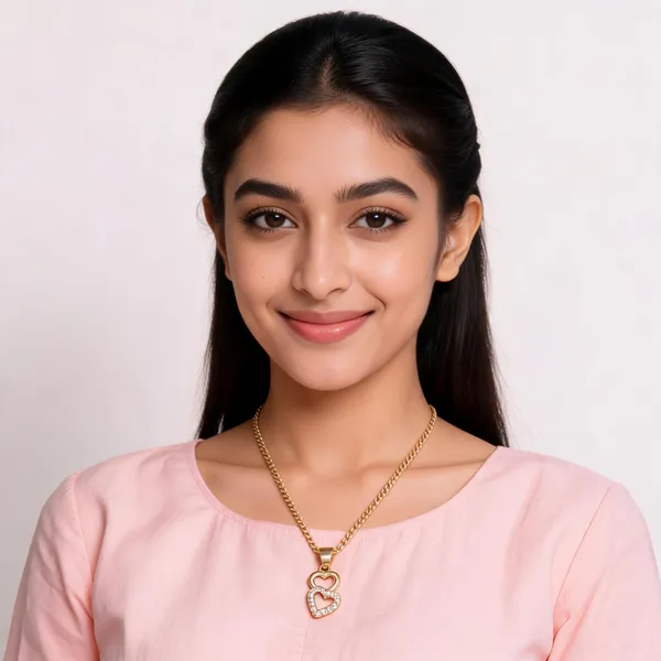 Gold_Pendant_With_Chain_16_In_For_Women