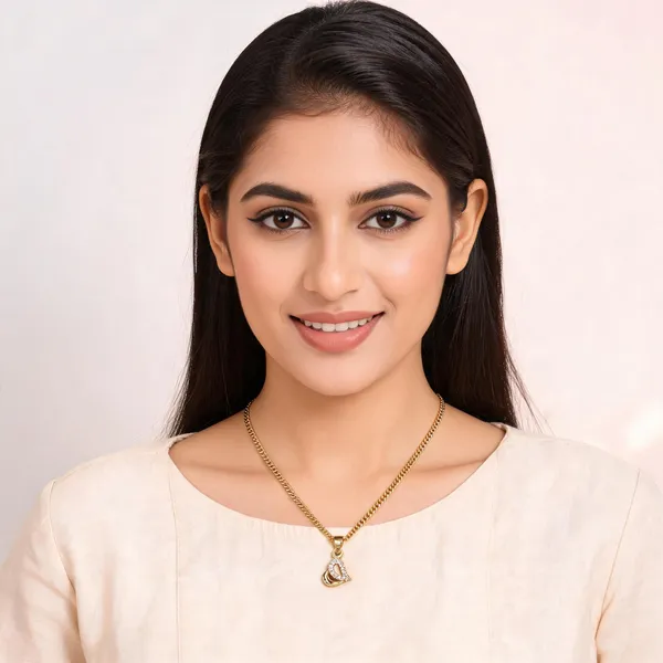 Gold_Pendant_With_Chain_16_In_For_Women