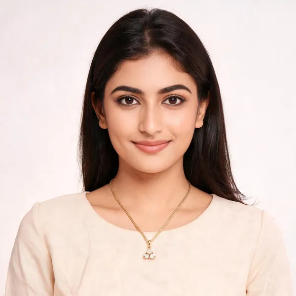 Gold_16_In_Pendant_With_Chain_For_Women