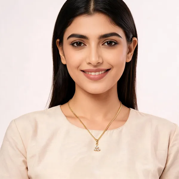 Gold_16_In_Pendant_With_Chain_For_Women