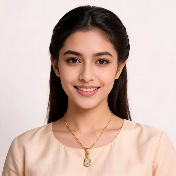 Gold_Pendant_With_Chain_16_In_For_Women