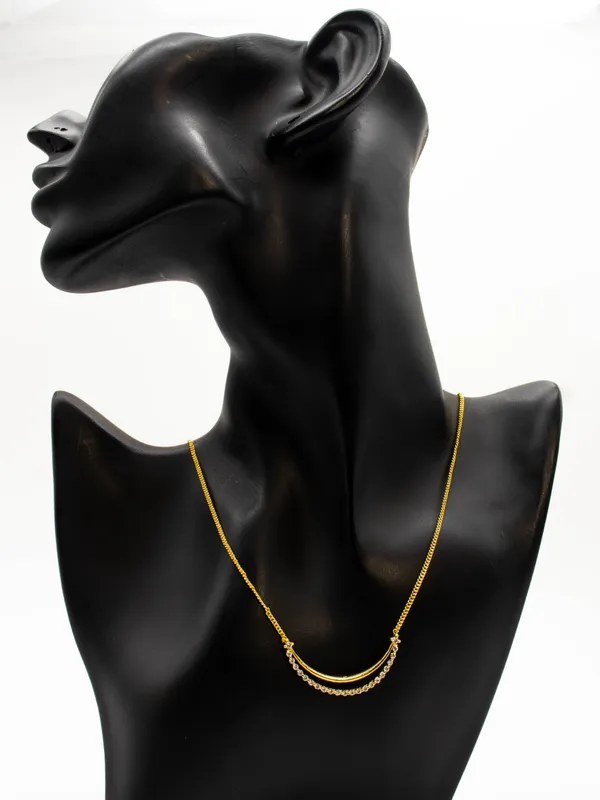 24_Karat_Gold_Tone_Pendant_With_18_In_Chain_For_Women
