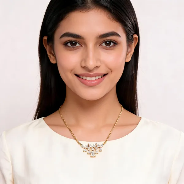 Gold_Tone_Pendant_With_18_In_Chain_For_Women