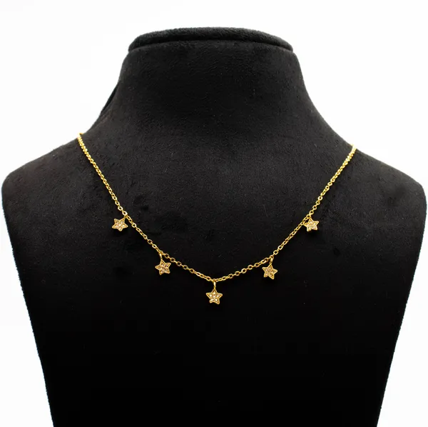 24_Karat_Gold_Tone_Pendant_With_18_In_Chain_For_Women