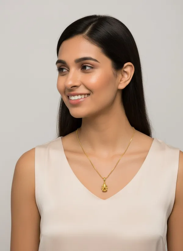 Gold_Tone_Pendant_With_18_In_Chain_For_Women