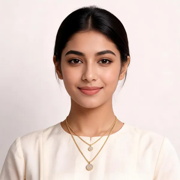 Gold_Pendant_With_Chain_18_In_For_Women