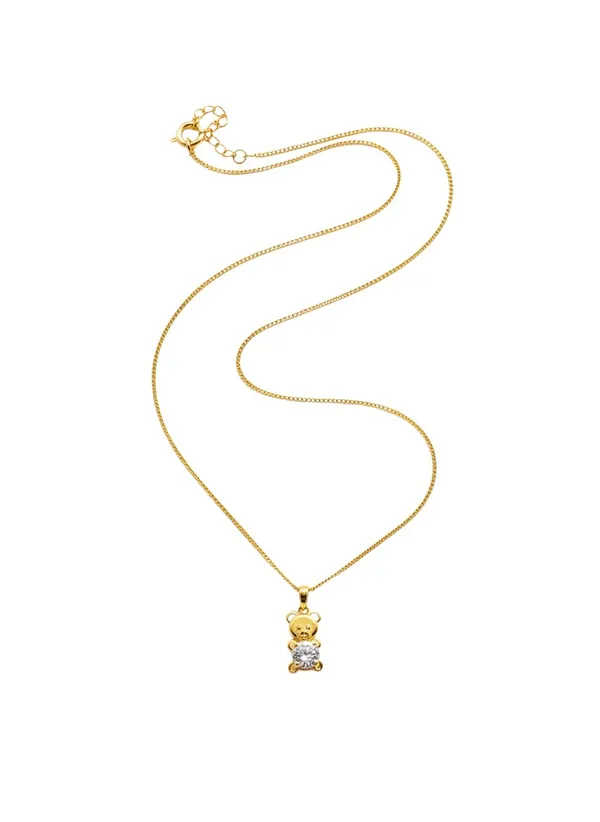 24_Karat_Gold_Tone_Pendant_With_18_In_Chain_For_Women