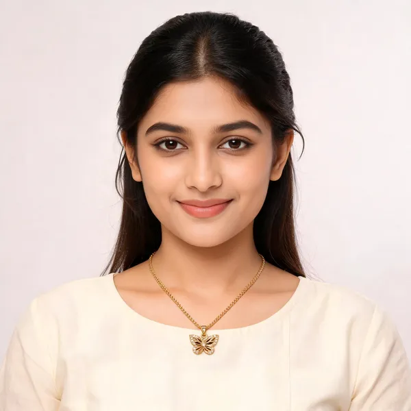 Gold_18_In_Pendant_With_Chain_For_Women
