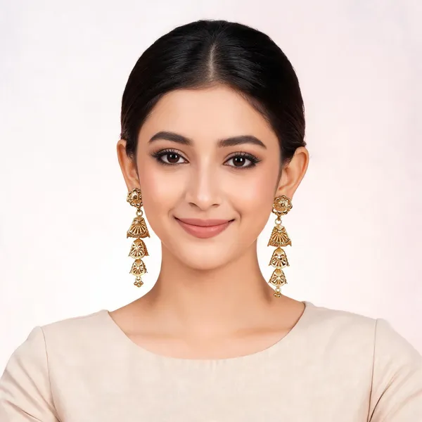 Gold_Jhumka_Earring_For_Women