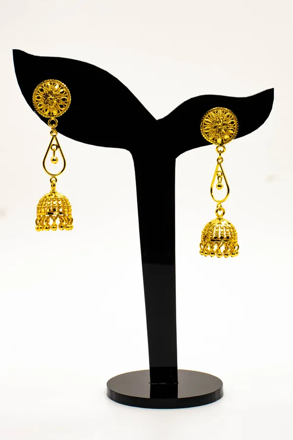 24_Karat_Gold_Jhumka_Earring_For_Women