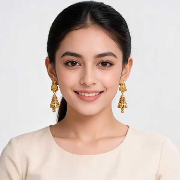 Gold_Jhumka_Earring_For_Women