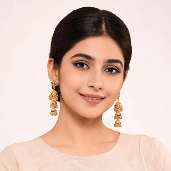 Gold_Jhumka_Earring_For_Women