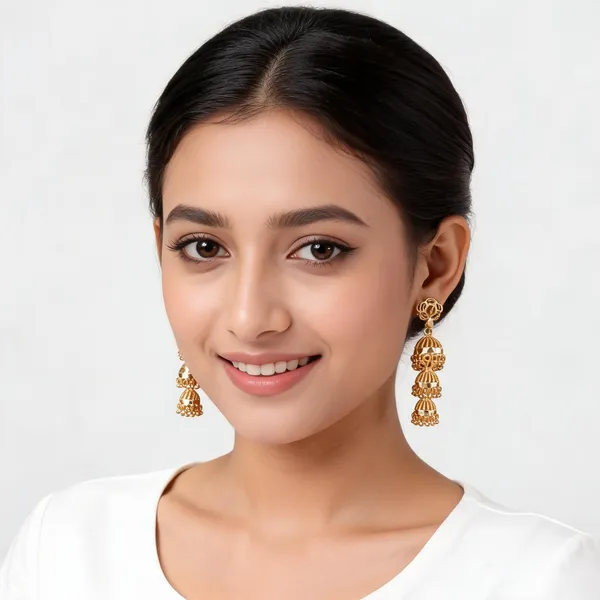 Gold_Jhumka_Earring_For_Women