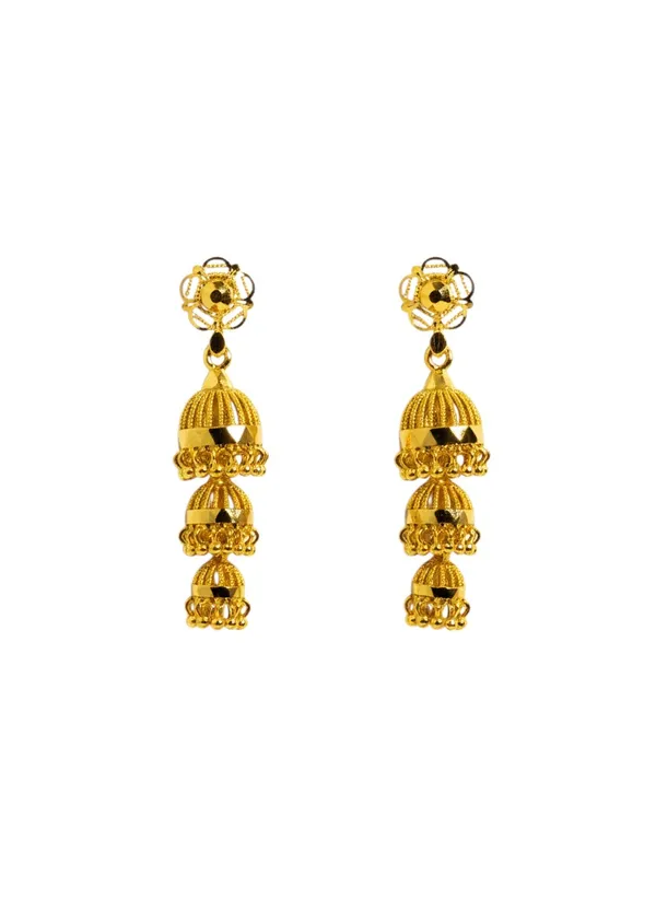 24_Karat_Gold_Jhumka_Earring_For_Women
