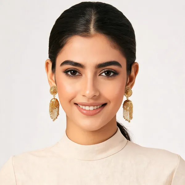 Gold_Jhumka_Earring_For_Women