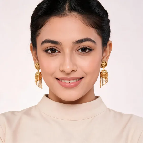 Gold_Jhumka_Earring_For_Women