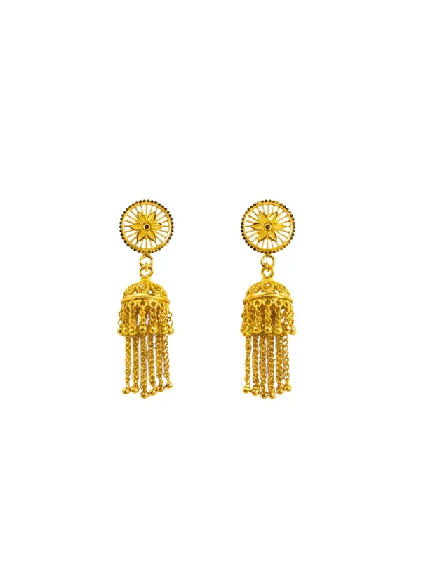 24_Karat_Gold_Jhumka_Earring_For_Women