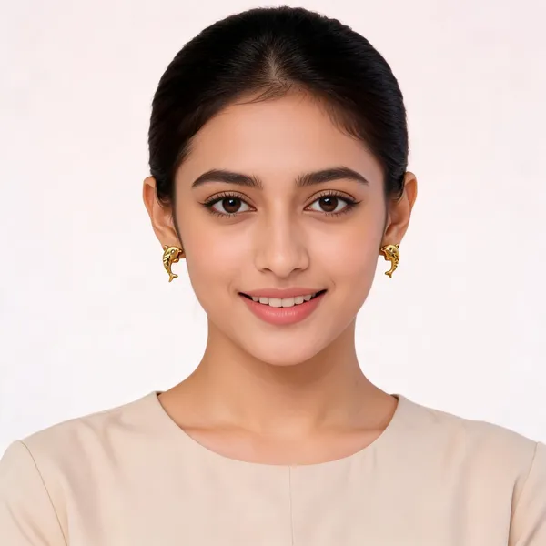 Gold_Tone_Stud_Earrings_For_Women