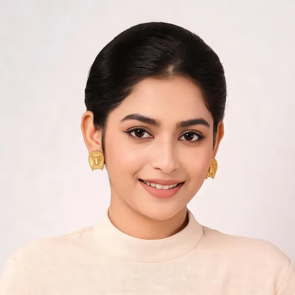 Gold_Stud_Tap_Earring_For_Women