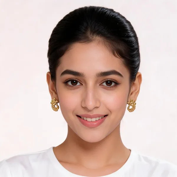 Gold_Tone_Stud_Earrings_For_Women