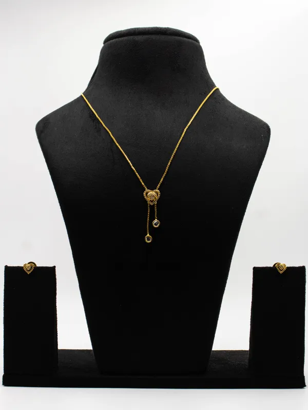 Gold_Plated_AD_Neckles_Set_with_Earings