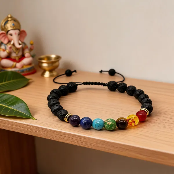 Multicolor_Stainless_Steel,Acrylic_Plastic_7_Chakra_Bracelet