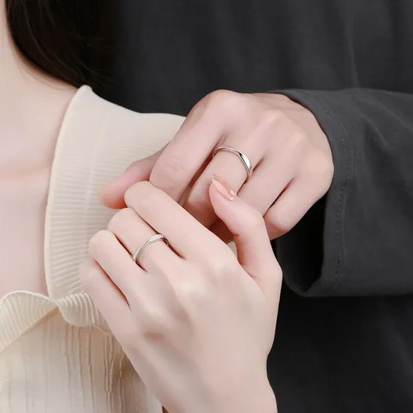 Silver_Stainless_Steel_Couple_Ring_Set