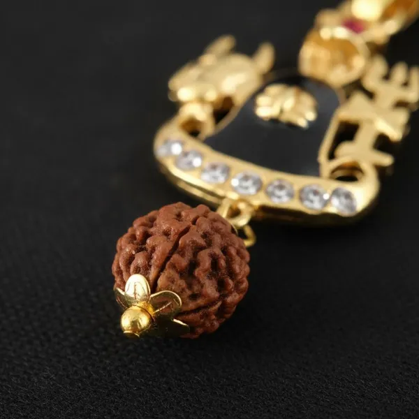 Gold_Stainless_Steel_Shiva_Trishul_Damru_Pendant_Necklace