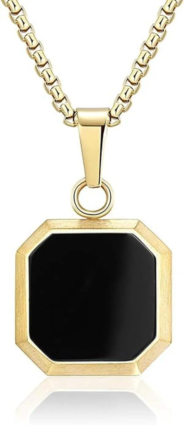 Gold_Black_Stainless_Steel_Square_Pendant_Necklace
