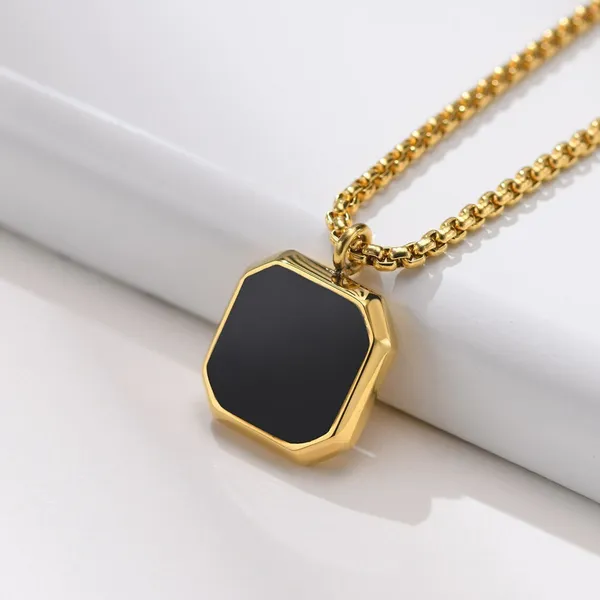 Gold_Black_Stainless_Steel_Square_Pendant_Necklace