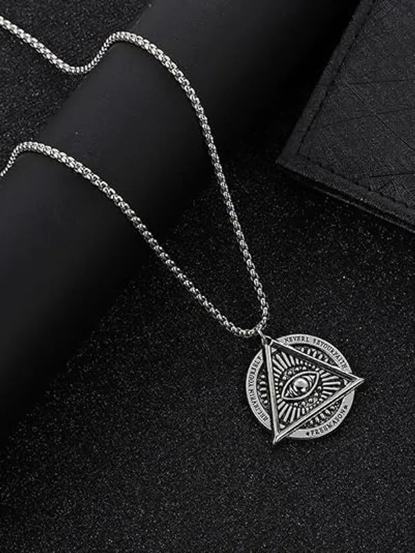 Silver_Stainless_Steel_Evil_Eye_Pendant_Necklace