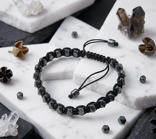 Black_Stainless_Steel_Charm_Bracelet
