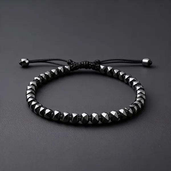 Black_Stainless_Steel_Charm_Bracelet
