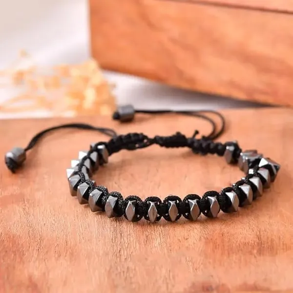 Black_Stainless_Steel_Charm_Bracelet