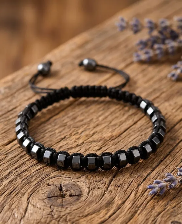 Silver_Black_Stainless_Steel_Single_Bracelet