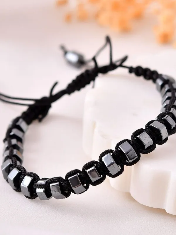Silver_Black_Stainless_Steel_Single_Bracelet