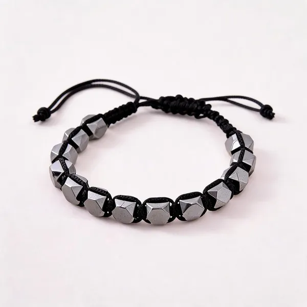 Silver_Black_Stainless_Steel_Charm_Bracelet