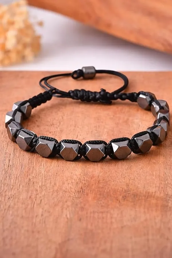 Silver_Black_Stainless_Steel_Charm_Bracelet