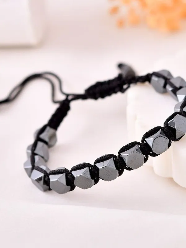 Silver_Black_Stainless_Steel_Charm_Bracelet