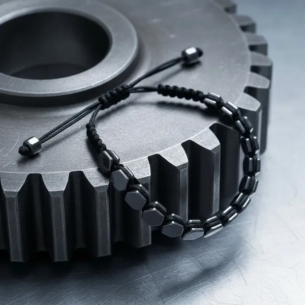 Silver_Black_Stainless_Steel_Charm_Bracelet