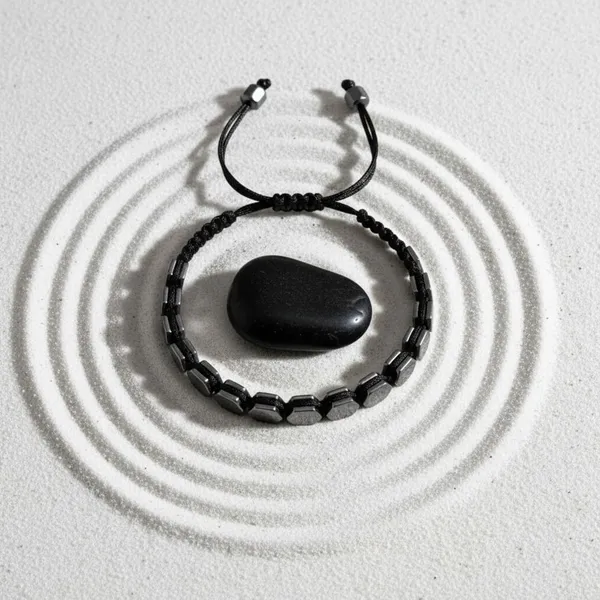 Silver_Black_Stainless_Steel_Charm_Bracelet