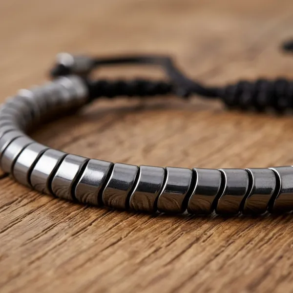 Silver_Black_Stainless_Steel_Single_Bracelet