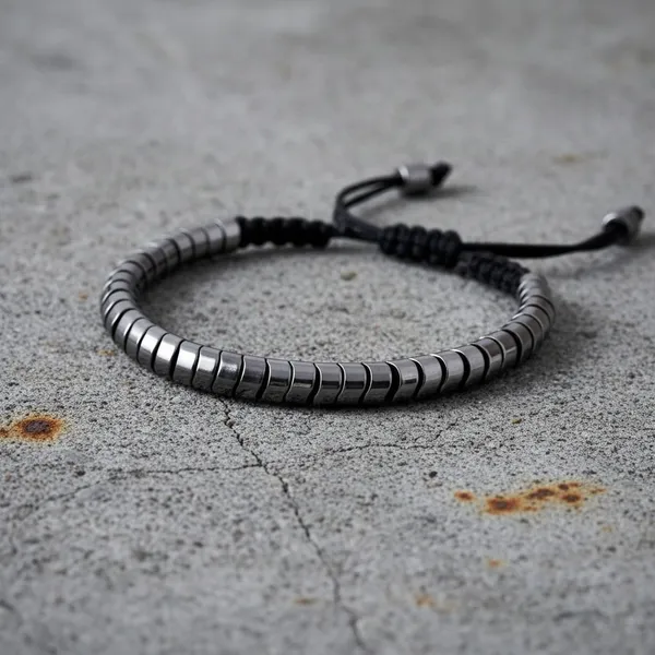 Silver_Black_Stainless_Steel_Single_Bracelet