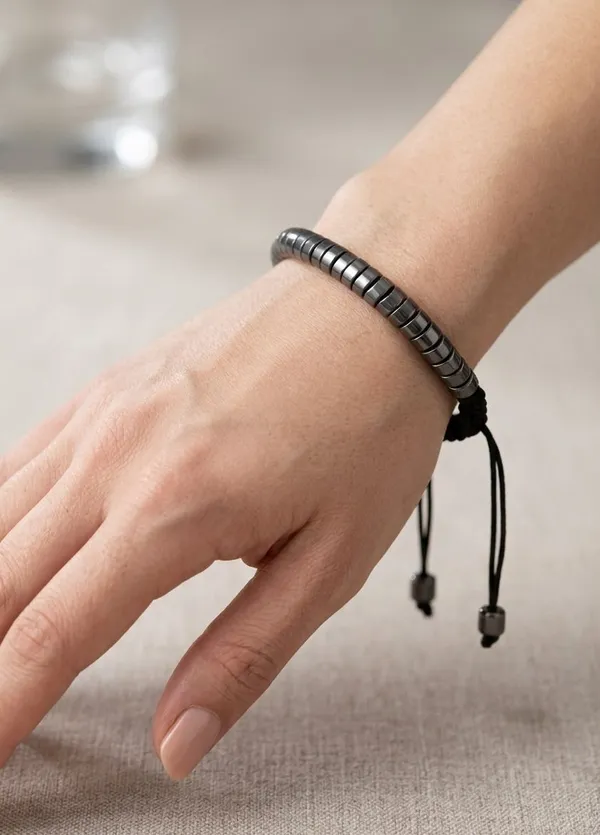 Silver_Black_Stainless_Steel_Single_Bracelet