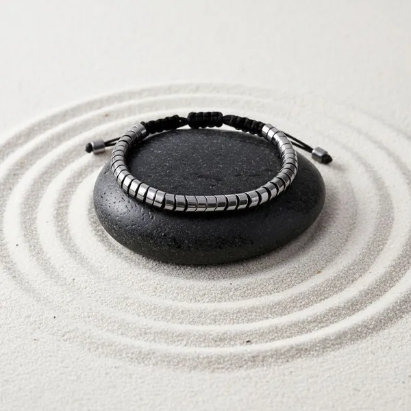 Silver_Black_Stainless_Steel_Single_Bracelet