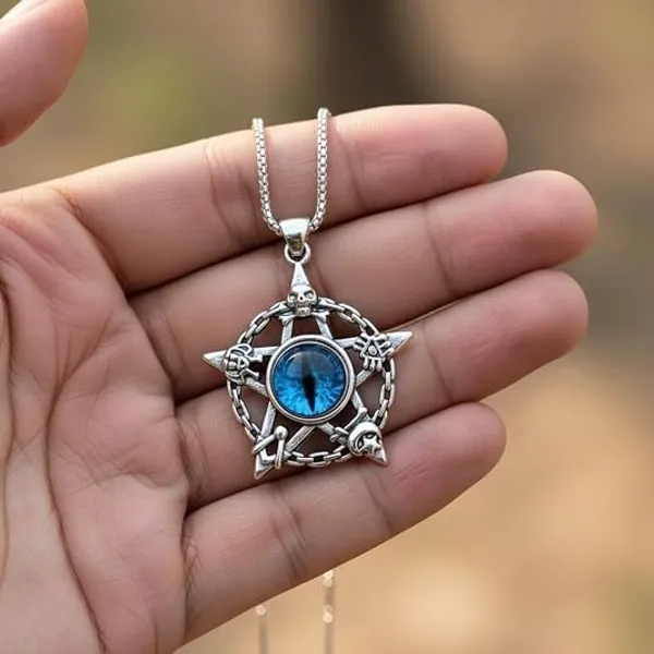 Blue_And_Silver_Stainless_Steel_Evil_Eye_Pendant_Necklace